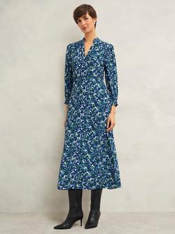 Hobbs Iris Confetti Print Dress, Green/Multi, Green/Multi