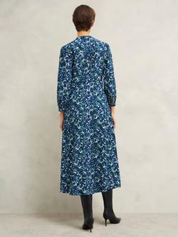 Hobbs Iris Confetti Print Dress, Green/Multi - view 2, Green/Multi