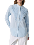 rag & bone Ainsley Lace Shirt, Light Blue