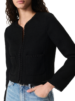 rag & bone Cheyenne Tweed Jacket, Black, Black