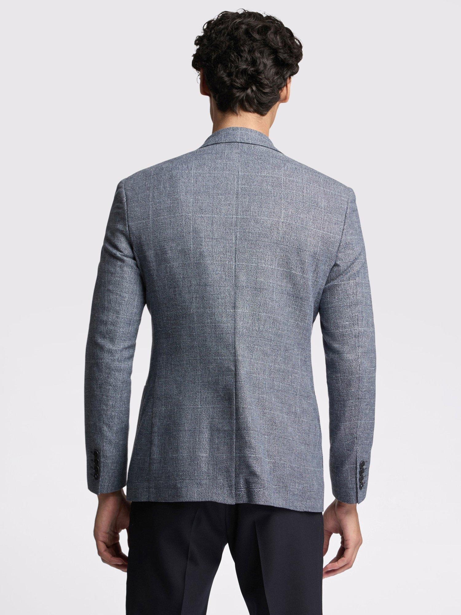 Product image 5 of 6, which shows Ted Baker Allen Slim Fit Oversized Check Suit Jacket, Navy Oversize Check, 38R