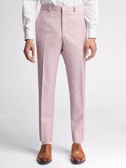 Ted Baker Burra Wool Rich Suit Trousers, Pink, Pink