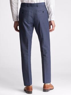 Ted Baker Coxon Linen Blend Suit Trousers, Navy - view 2, Navy