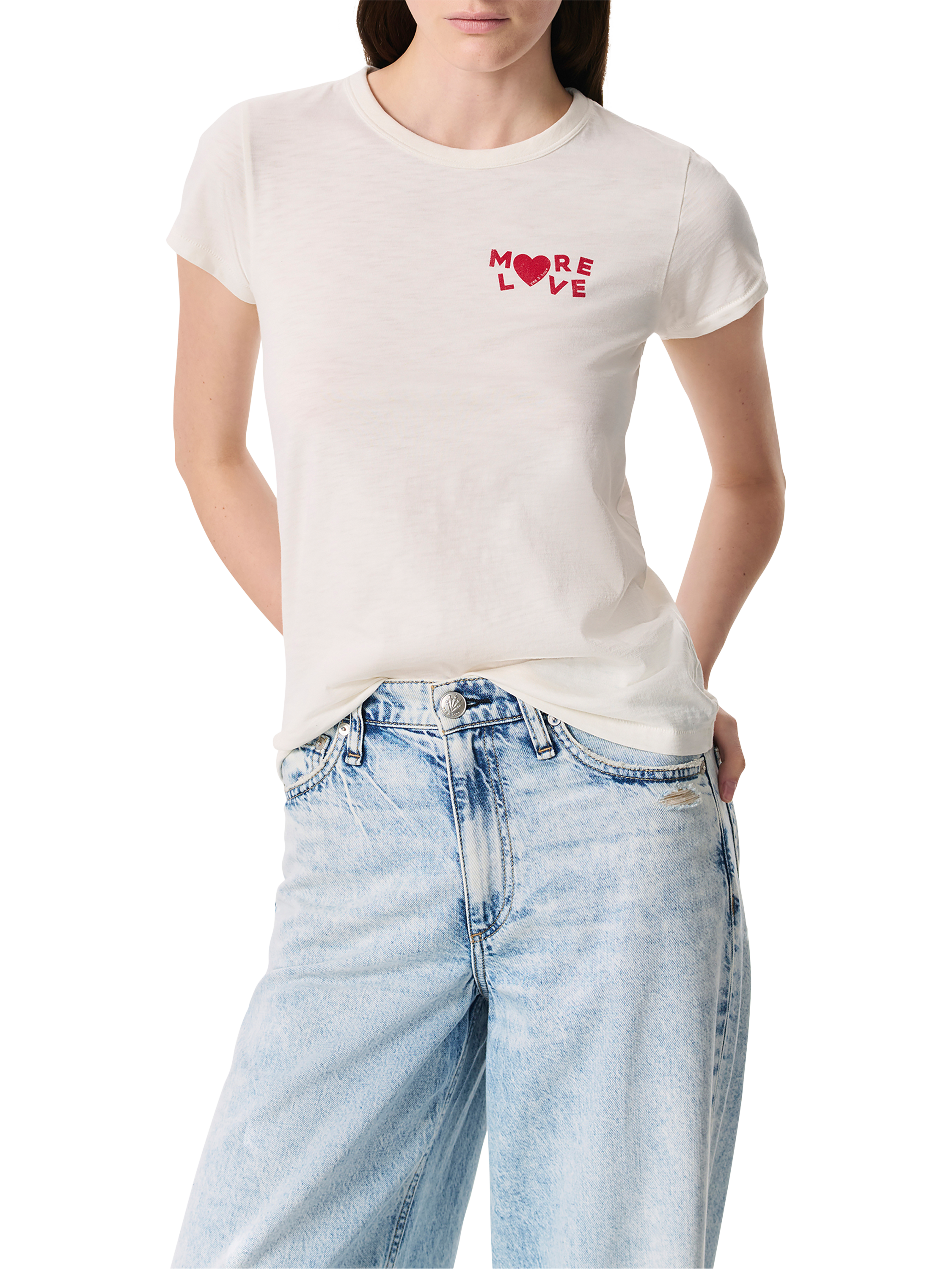rag & bone More Love T-Shirt, Ivory