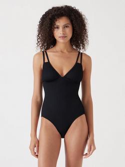 HUSH Dina Double Strap Swimsuit, Black - view 2, Black