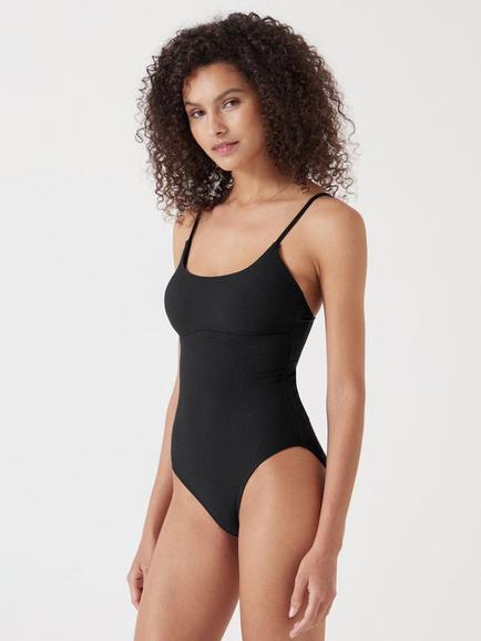 HUSH Square Neck Swimsuit - view 2, Black
