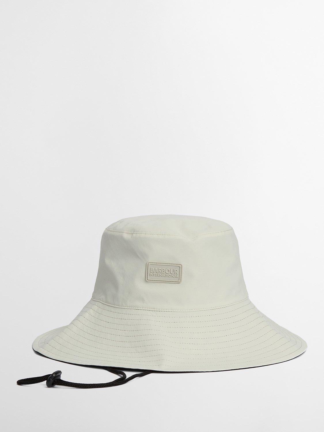 Product image 2 of 7, which shows Barbour International Kyra Reversible Bucket Hat, Silver Birch, S
