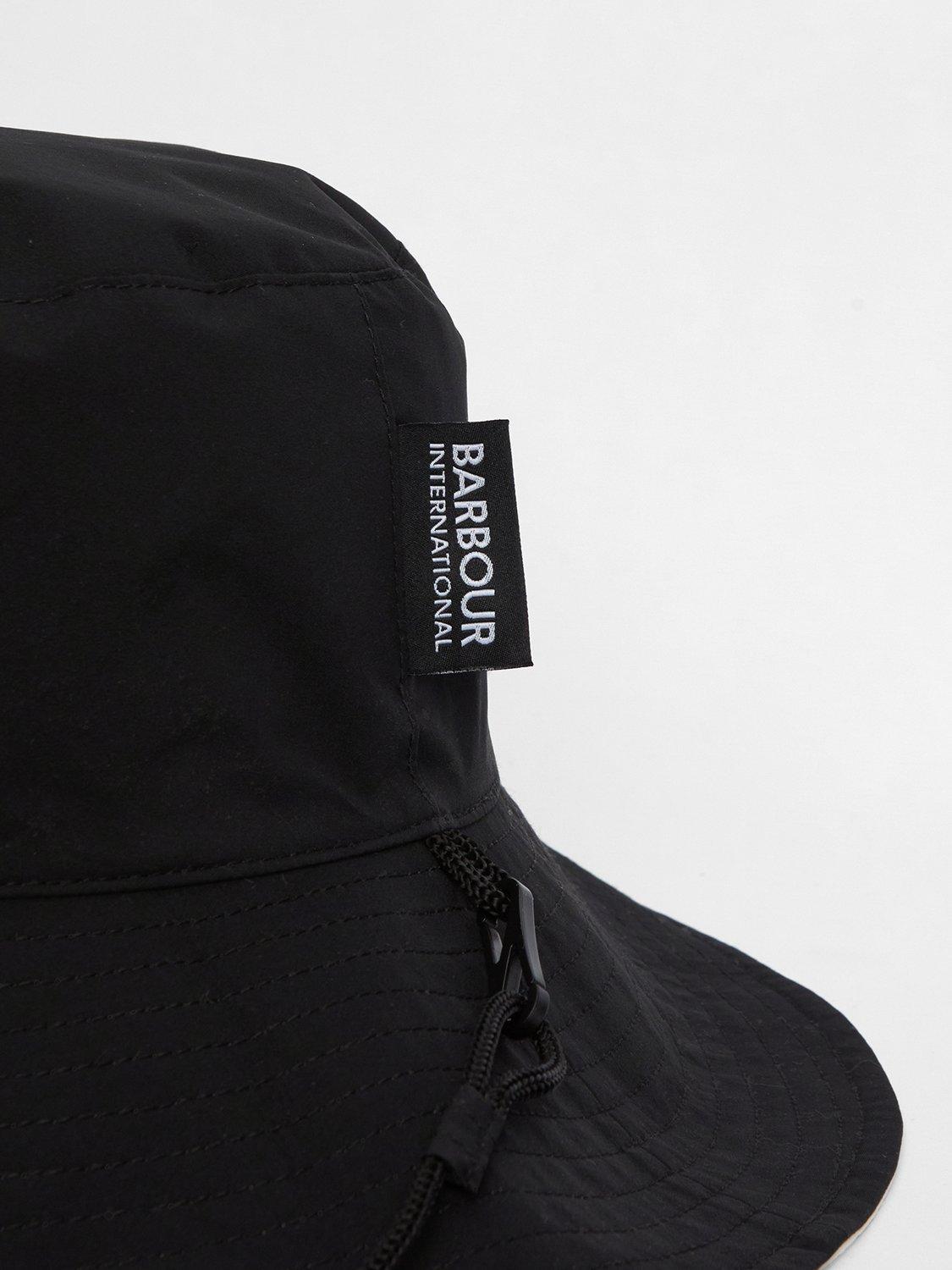 Product image 7 of 7, which shows Barbour International Kyra Reversible Bucket Hat, Silver Birch, S