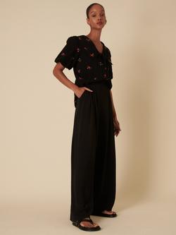 Nobody's Child Zeena Wide Leg Trousers, Black - view 2, Black