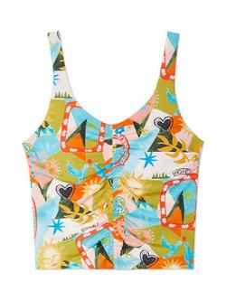 Never Fully Dressed Hope Print Sports Top, Multi - view 2, Multi