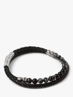Simon Carter Hayle Bracelet, Black, Black