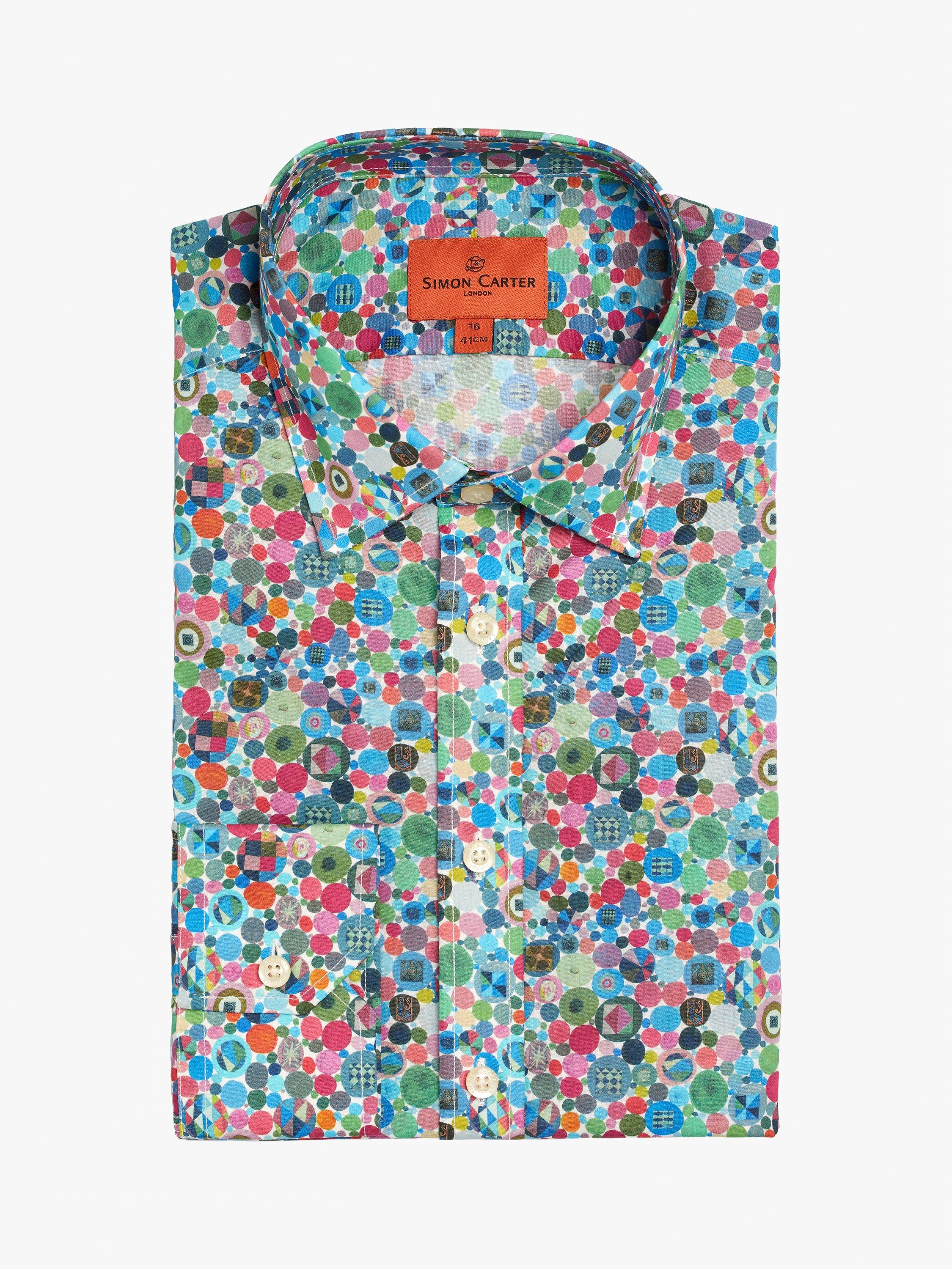 Product image 4 of 7, which shows Simon Carter Gem Jive Shirt, Multi, 15/R