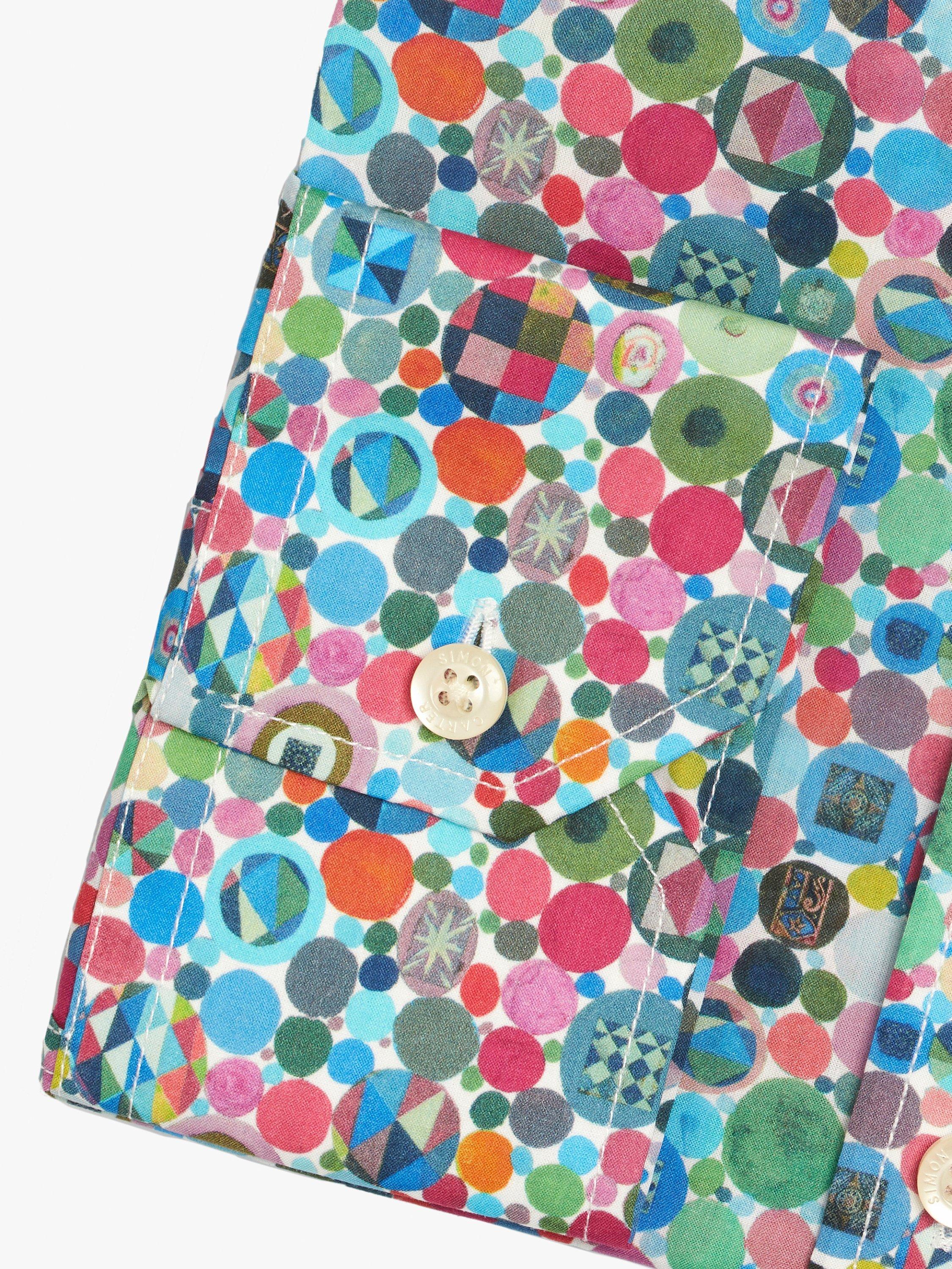 Product image 6 of 7, which shows Simon Carter Gem Jive Shirt, Multi, 15/R
