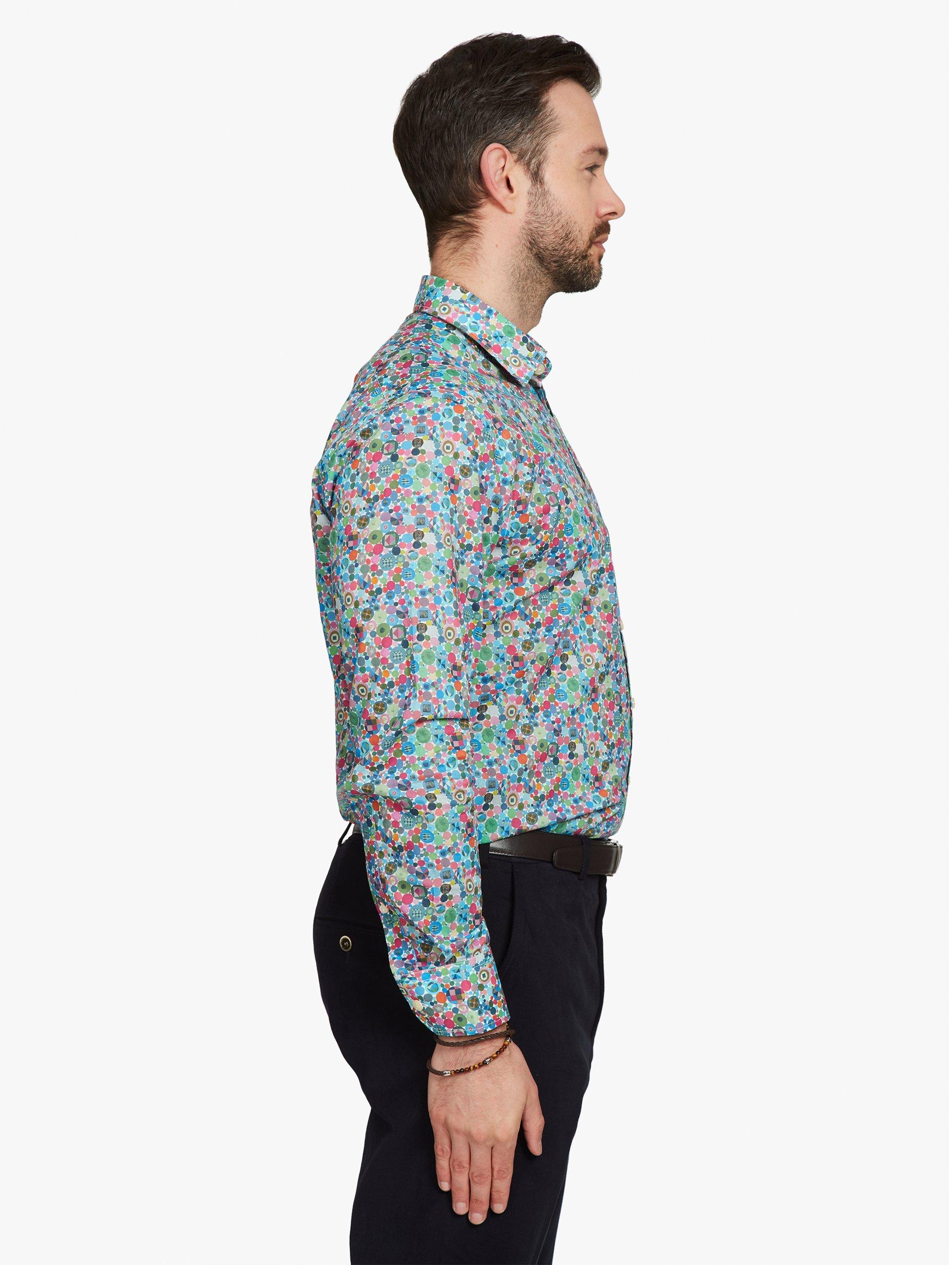 Product image 7 of 7, which shows Simon Carter Gem Jive Shirt, Multi, 15/R