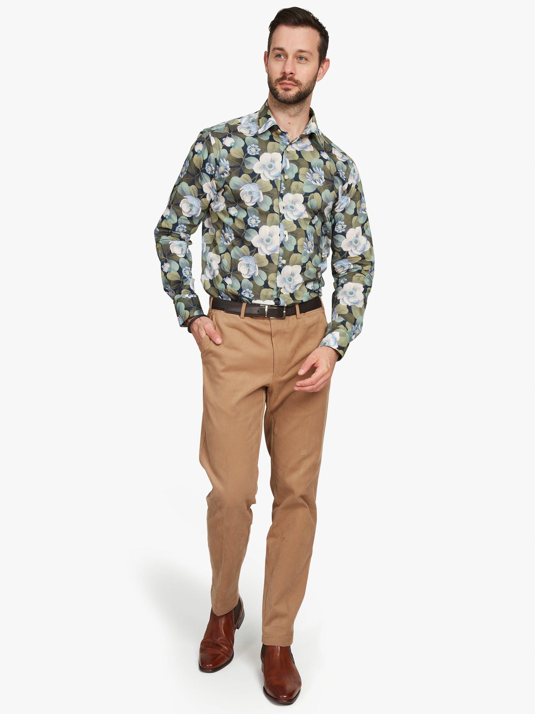 Product image 3 of 7, which shows Simon Carter Rosea Shirt, Multi, 15.5/R