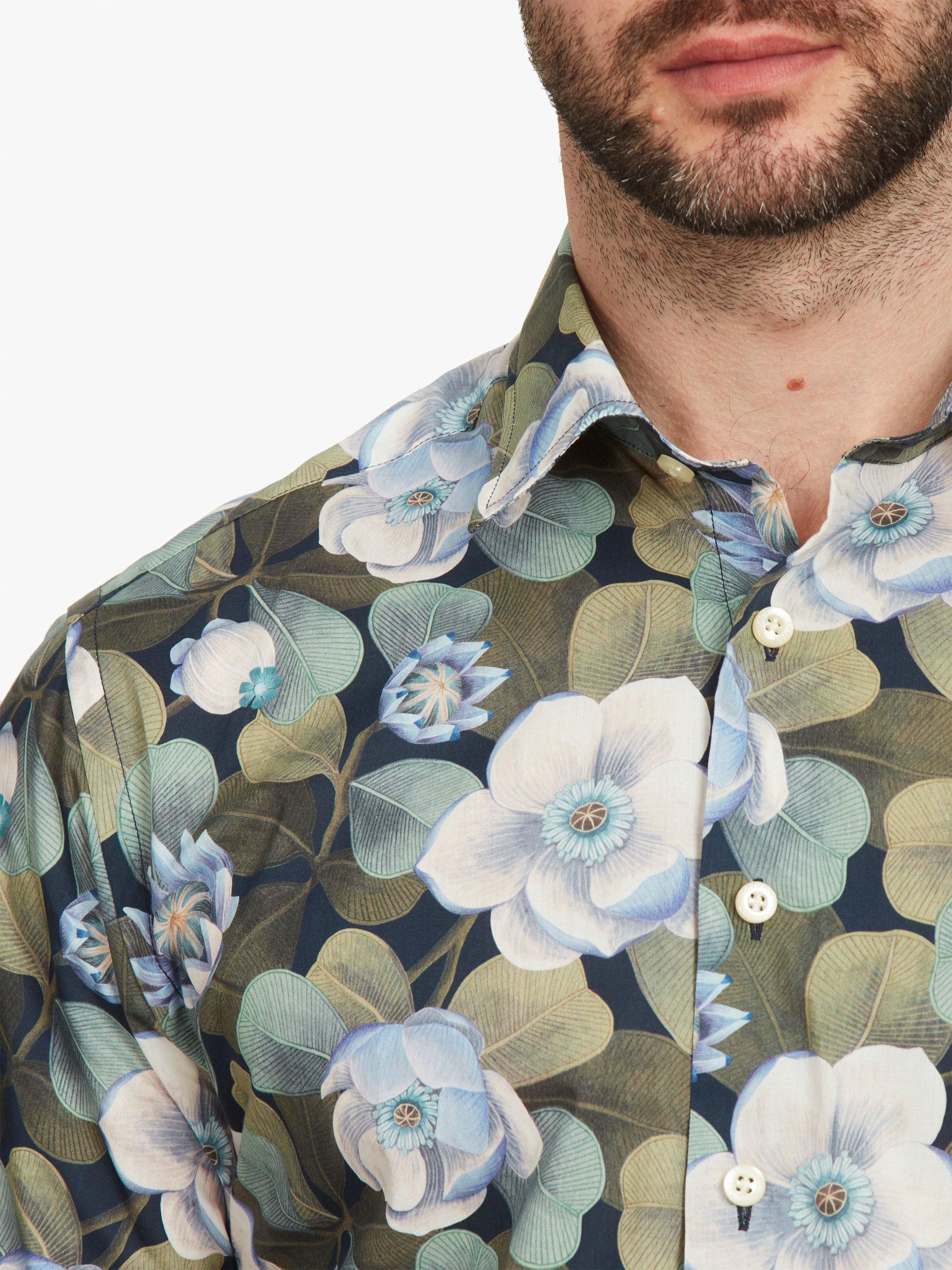 Product image 5 of 7, which shows Simon Carter Rosea Shirt, Multi, 15.5/R