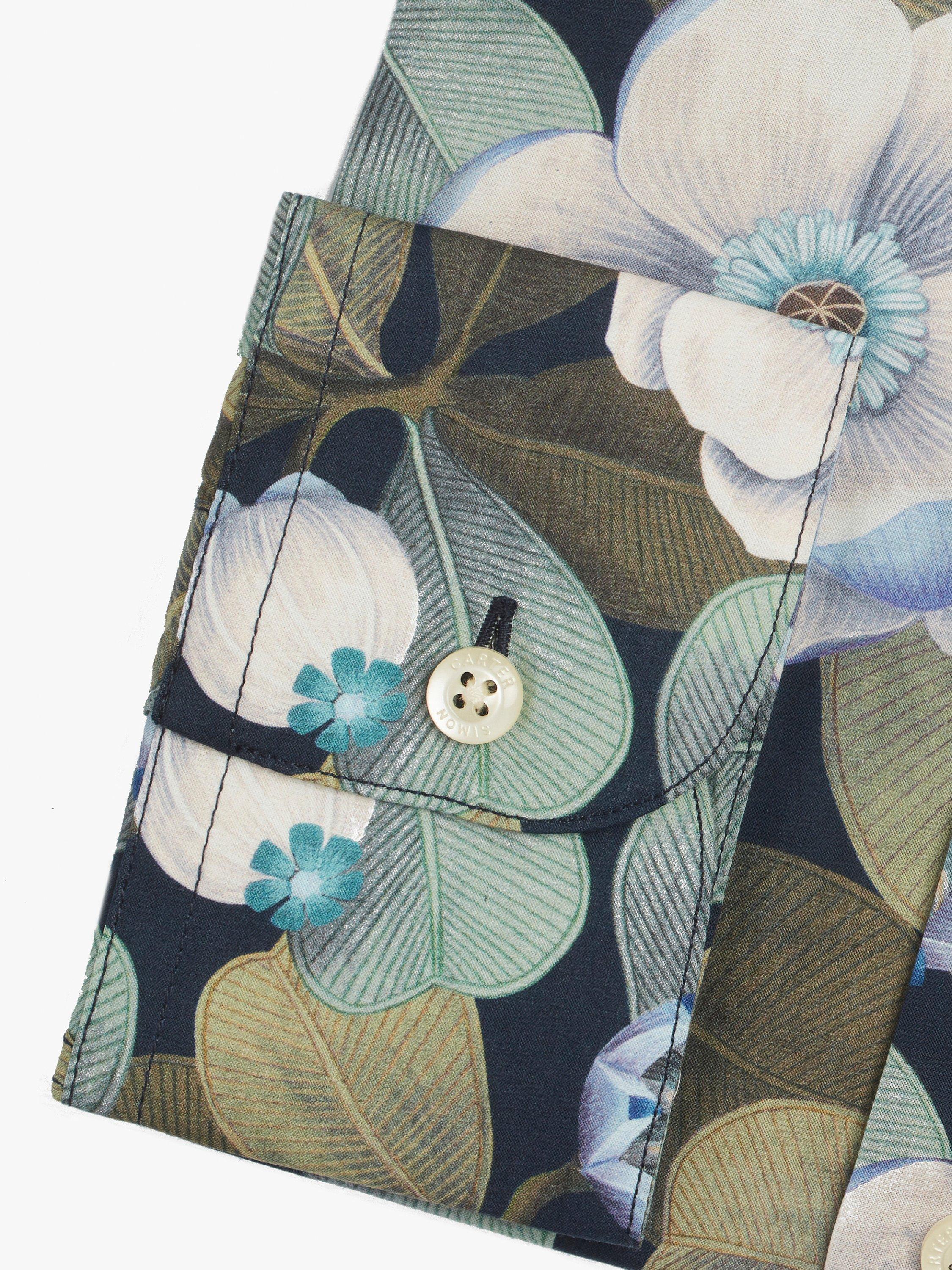 Product image 6 of 7, which shows Simon Carter Rosea Shirt, Multi, 15.5/R