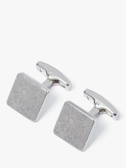 Simon Carter Daisy Cufflinks, Silver, Silver