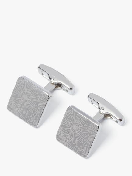 Simon Carter Daisy Cufflinks, Silver, Silver