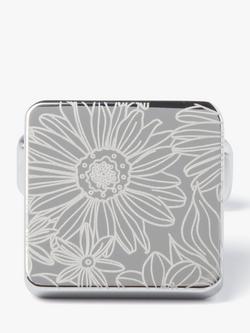 Simon Carter Daisy Cufflinks, Silver - view 2, Silver