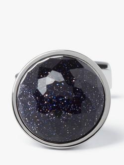 Simon Carter Rondo Cufflinks, Mid Blue - view 2, Mid Blue