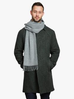 Simon Carter Lambswool Scarf - view 2, Grey Marl
