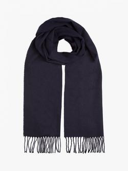 Simon Carter Lambswool Scarf, Navy