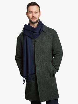 Simon Carter Lambswool Scarf - view 2, Navy