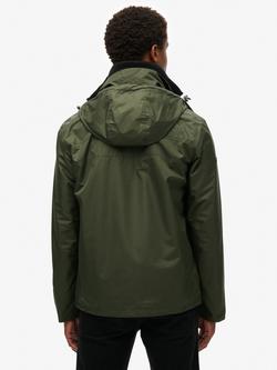 Superdry Hooded Mountain Windbreaker Jacket - view 2, Olive Green