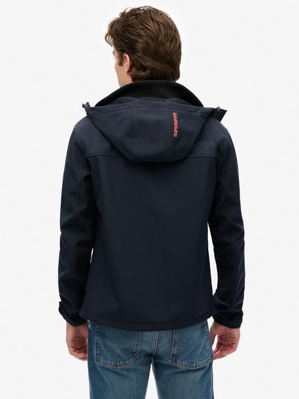 Superdry Hooded Soft Shell Trekker Jacket - view 2, Eclipse Navy