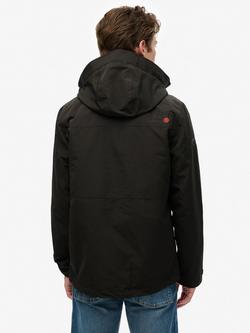 Superdry Hooded Ultimate Embroidered Windbreaker Jacket - view 2, Black