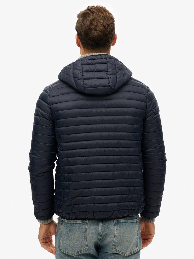 Product image 2 of 6, which shows Superdry Hooded Fuji Lite Jacket, Eclipse Navy, S