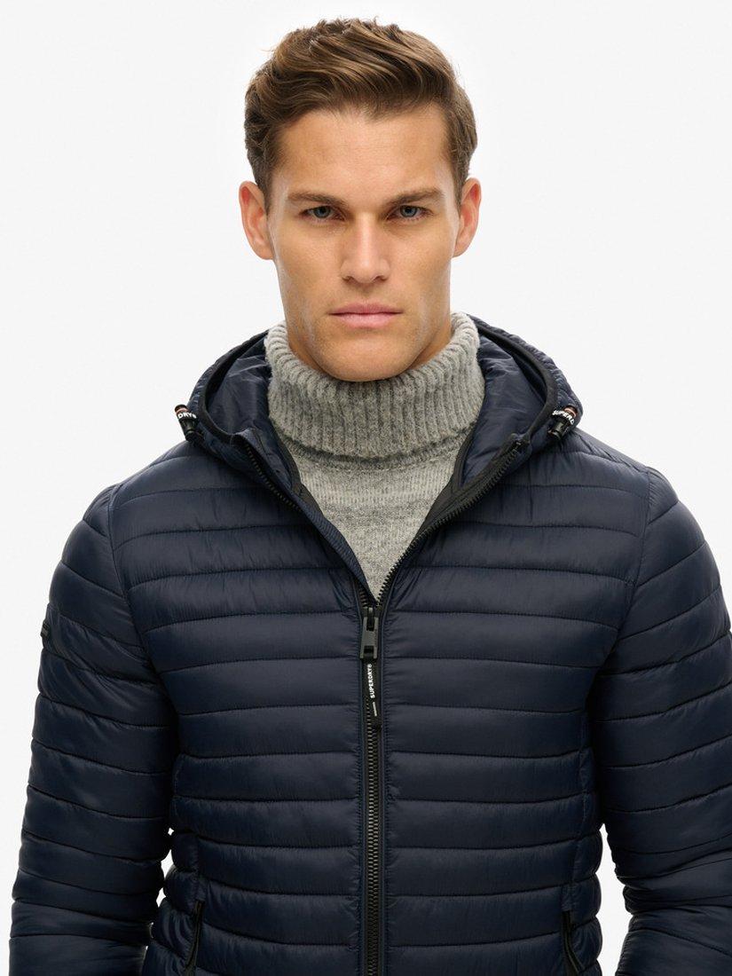 Product image 5 of 6, which shows Superdry Hooded Fuji Lite Jacket, Eclipse Navy, S