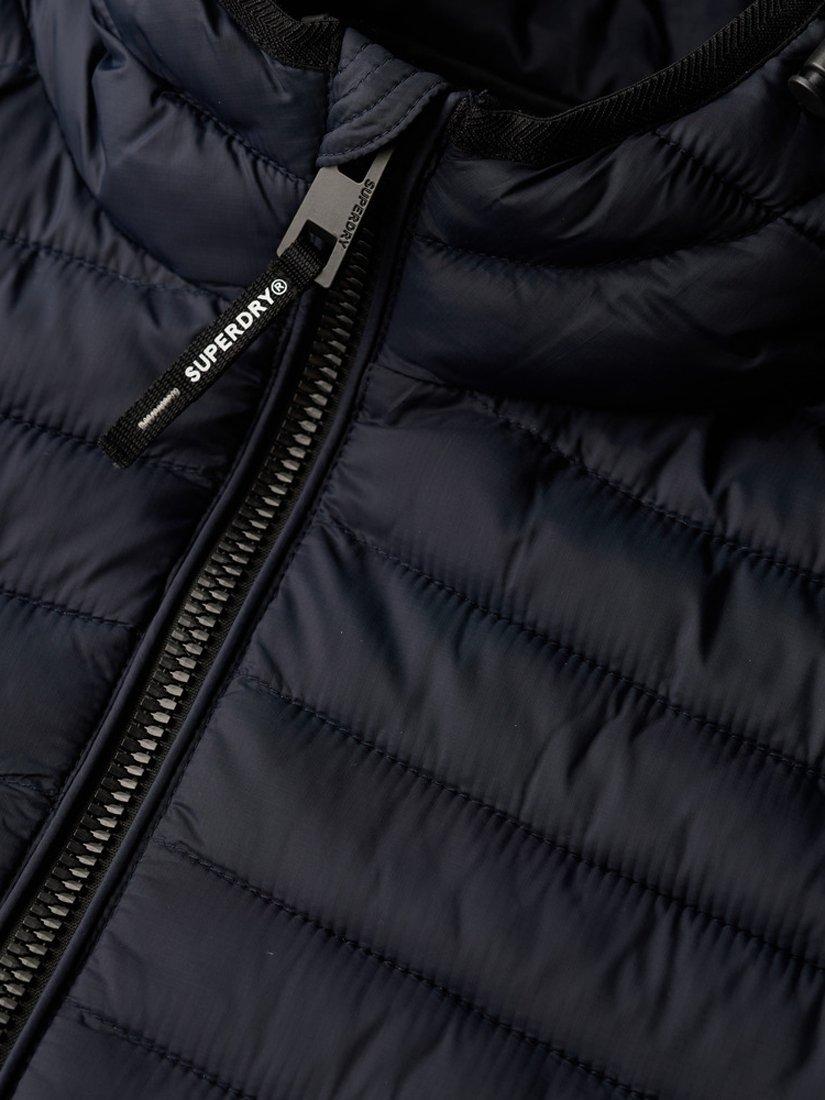 Product image 6 of 6, which shows Superdry Hooded Fuji Lite Jacket, Eclipse Navy, S