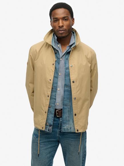 Superdry Surplus Otto Coach Jacket, Classic Tan Brown, Classic Tan Brown