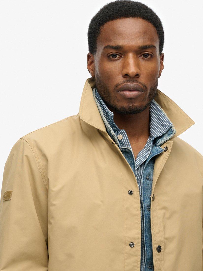 Product image 5 of 5, which shows Superdry Surplus Otto Coach Jacket, Classic Tan Brown, S