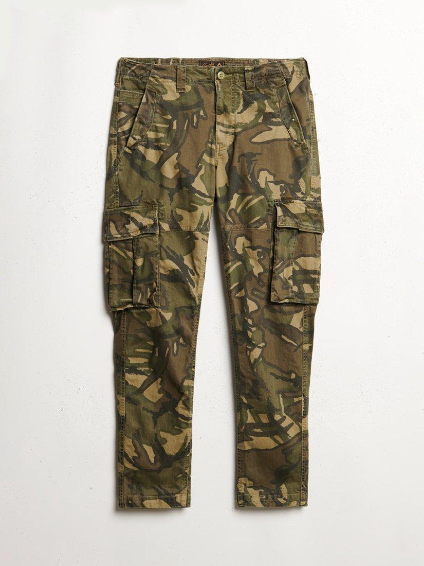 Product image 4 of 6, which shows Superdry Core Cargo Trousers, Outline Camo, W30/L30