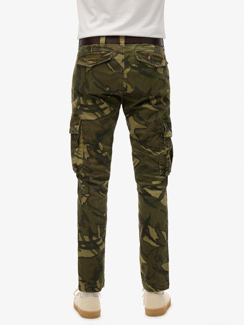 Product image 5 of 6, which shows Superdry Core Cargo Trousers, Outline Camo, W30/L30