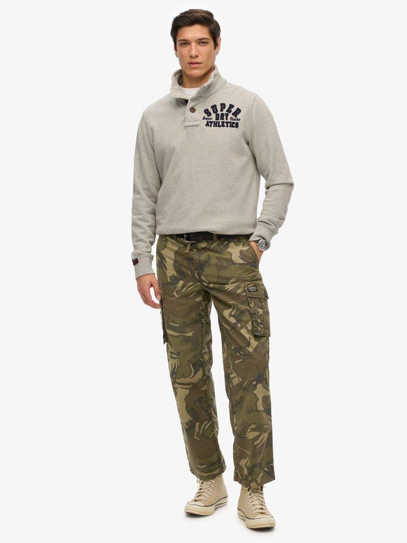 Product image 1 of 6, which shows Superdry Parachute Light Cargo Trousers, Green, W32/L30