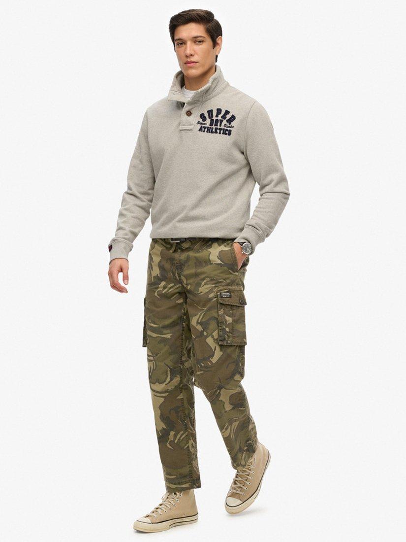 Product image 3 of 6, which shows Superdry Parachute Light Cargo Trousers, Green, W32/L30