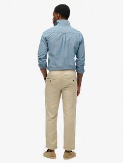 Superdry Merchant Linen Trousers - view 2, Abbey Stone