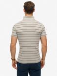 Superdry Cotton Vintage Athletic Jersey Polo Shirt, Grey