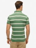 Superdry Cotton Vintage Athletic Jersey Polo Shirt, Green
