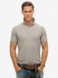 Superdry Cotton City Pique Polo Shirt, Dove Grey