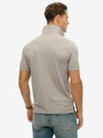 Superdry Cotton City Pique Polo Shirt, Dove Grey