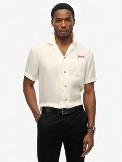 Superdry Merchant Suika Shirt, Egret Cream