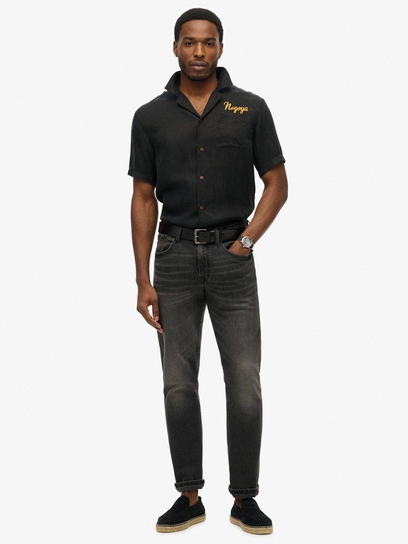 Product image 3 of 4, which shows Superdry Merchant Suika Shirt, Meteorite Black, S