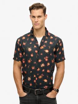 Superdry Short Sleeve Printed Shirt, Red