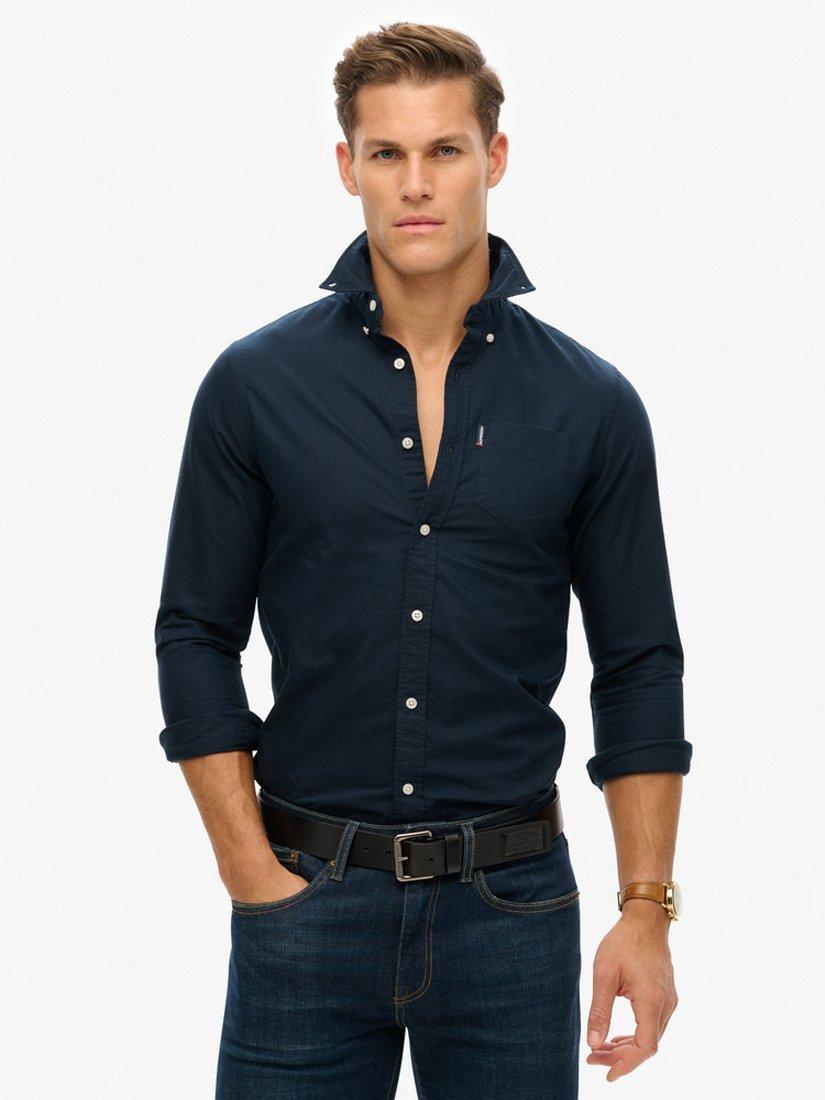 Superdry Essentials Long Sleeve Oxford Shirt