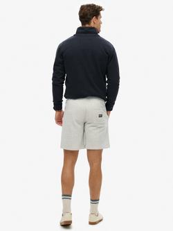 Superdry Essential Logo Jersey Shorts, Varsity Grey Gindle - view 2, Varsity Grey Gindle